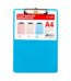 Blue plastic clip board a4-297*210
