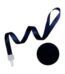 Black reel lanyard- with slashes 20*900