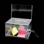 Clear Name Card Box-with Poster and Lock