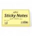Sticky notes 75mm*125mm 100sheets pastel yellow