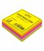 Sticky notes cube 50mm*50 mm  fluorescent assorted color 400 sheet