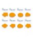 Die-cut sticky notes cube 71mm*71mm assorted 4 neon colors  100 sheets ,