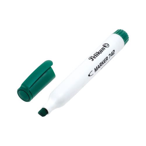 Pelikan Flash Marker 742 Whiteboard Marker 10 Piece Green Chisel Tip