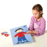 House Of Kids 17-Piece Lacing Game Character Set - Sensory & Matching Educational Toy