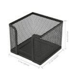 a black wire mesh box