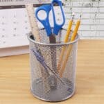 Metal Mesh Pen Cup