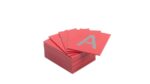 Tactile Plates, Upper Case Letters
