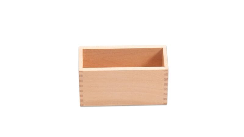 Wooden box for 10 tactile plates