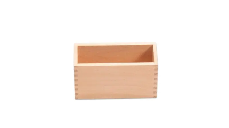 Wooden box for 10 tactile plates