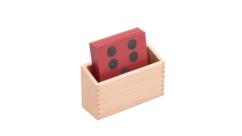 Wooden box for 10 tactile plates