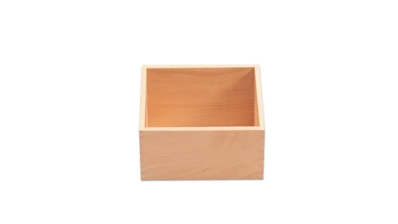 Wooden box for 30 tactile plates