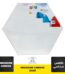 Canvas 280gsm hexagon 25cm