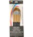 Paint brush set 9 pcs nylon hair artist brush set with long handles