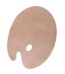 Wooden paint palette paint tray palettes thumb holder trays for artist, 1 pcs