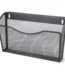 A black mesh basket