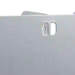 a close up of a metal surface