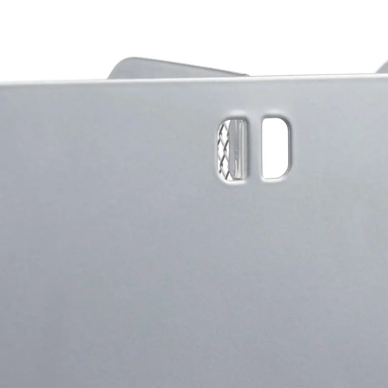 A close up of a metal surface