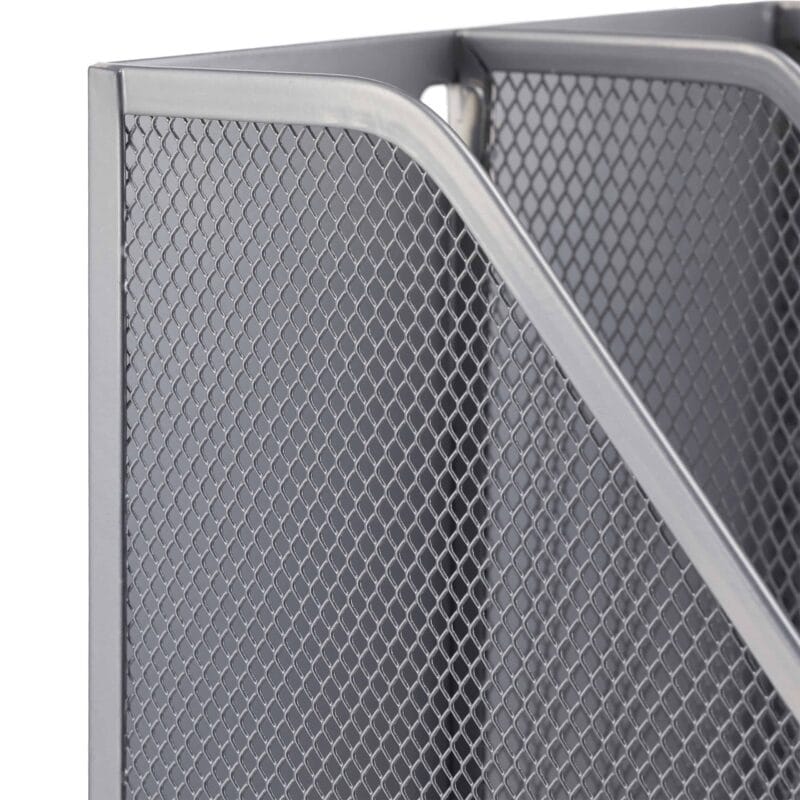 A close-up of a wire mesh