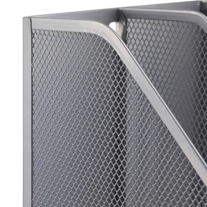 A close-up of a wire mesh