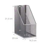 a metal file holder with size of the size of the file