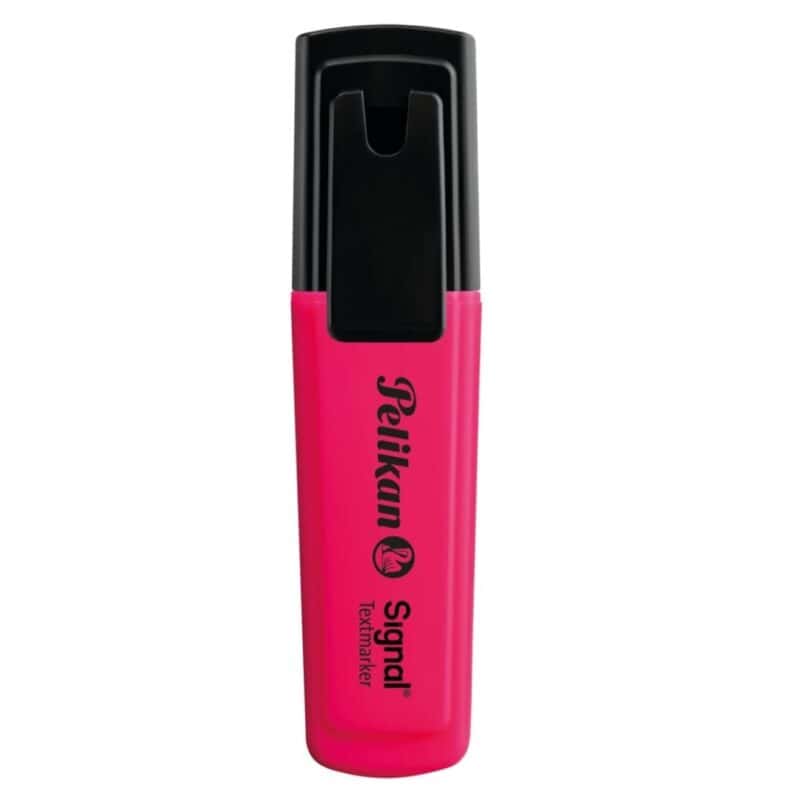 Pack of 10 pelikan pink highlighters - high-quality, long-lasting signal highlighter pens