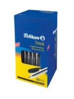 50-Pack Pelikan Stick Ballpoint Pen K86 Black: Premium Quality, Smooth Ink Flow