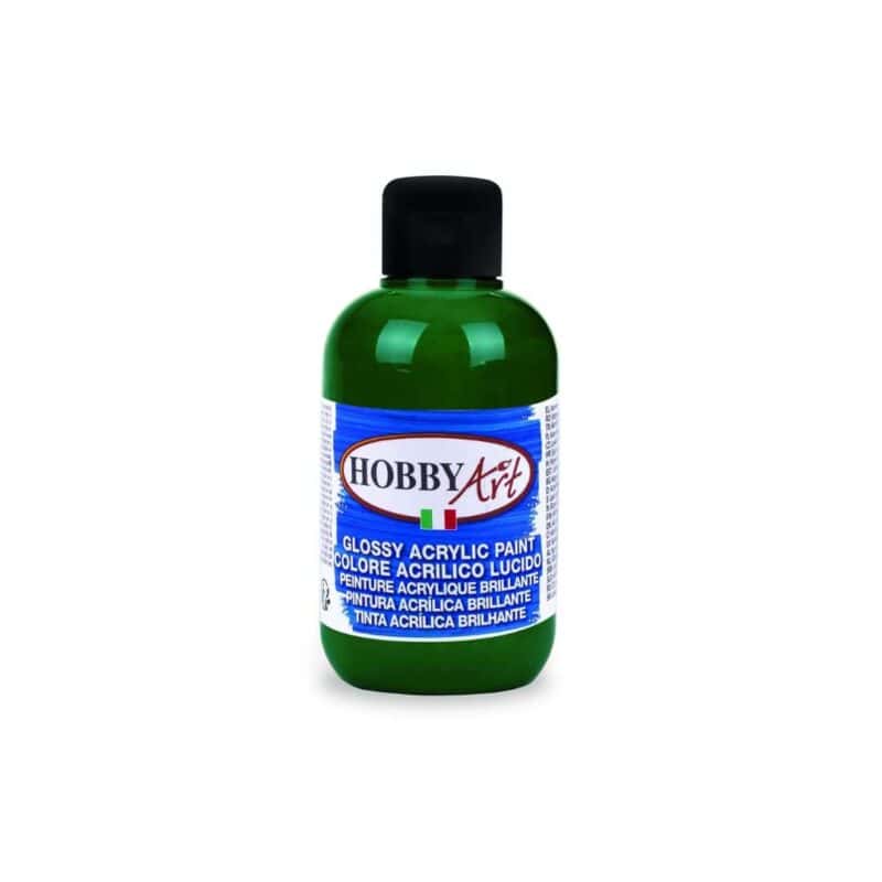 "hobby art glossy acrylic paint 500ml - professional quality for creative projects"