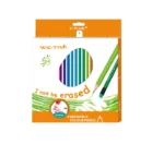 Y-Plus We tri 24 pcs erasable color pencil with eraser