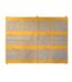 A yellow and white mesh net