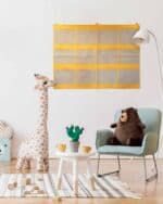 a stuffed animals in a room