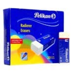 High-Quality Pelikan AL20 Plastic Erasers, Bulk Pack of 20 Pieces per Box - Ideal for School, Office, and Art Supplies